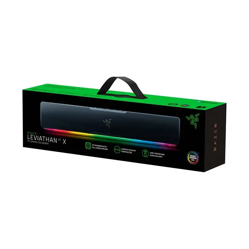 اسپیکر بلوتوثی قابل حمل ریزر مدل Leviathan V2 X - 5654